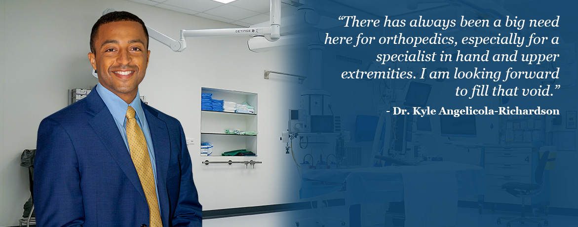 Rome Health Orthopedics & Sports Medicine Kyle Angelicola-Richardson at rome health near rome ny