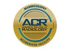 American College of Radiology mammography accredited facility badge from Rome Health near rome ny