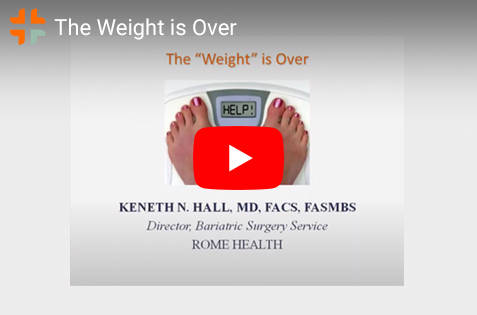 the weight is over video from Rome Health near rome ny