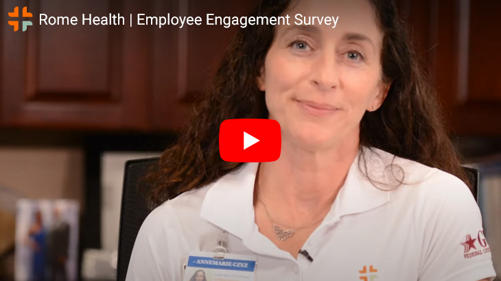 employee engagement survey video from Rome Health near rome ny