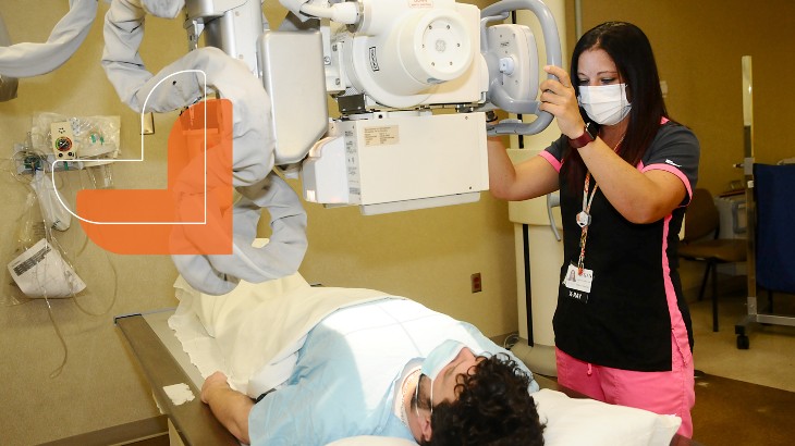 medical imaging service image of female doctor using mri on patient at rome health hospital near rome ny