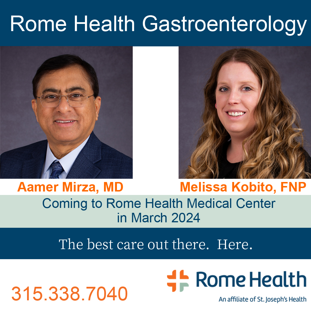 images of gastroenterology specialists Aamer Miraz MD and Melissa Kobito FNP