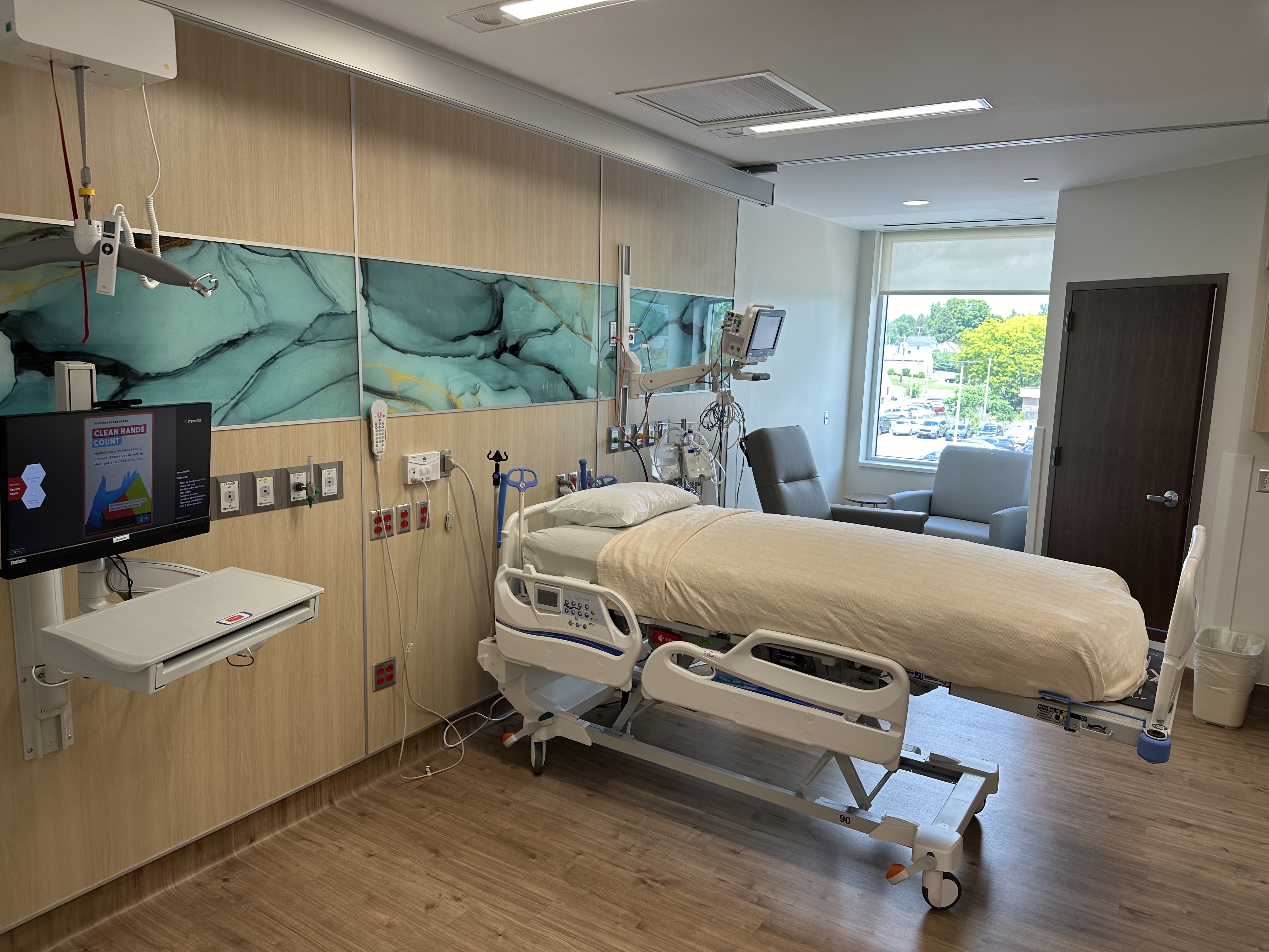 New ICU room