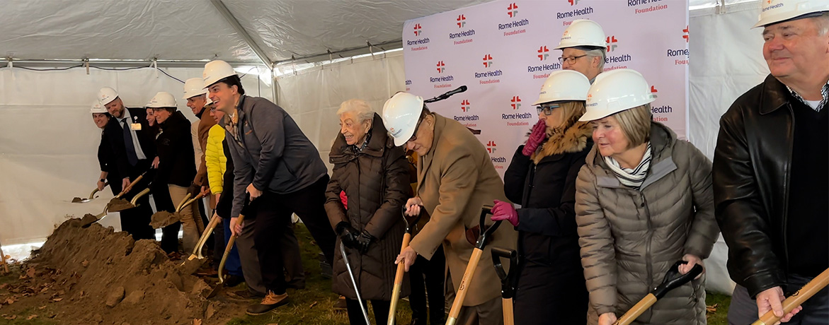 rome health breaks ground on new surgical services construction